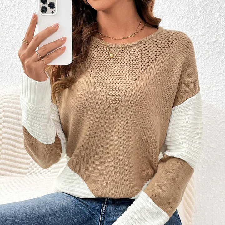 Levoire | Pull-Over Oversized À Manches Longues Avec Col Rond