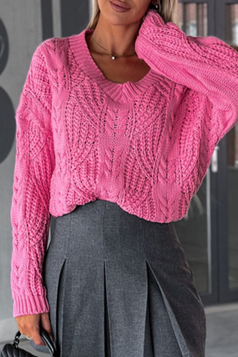 Levoire | Élégante Hauts Uni Découpé Tissé Décolleté