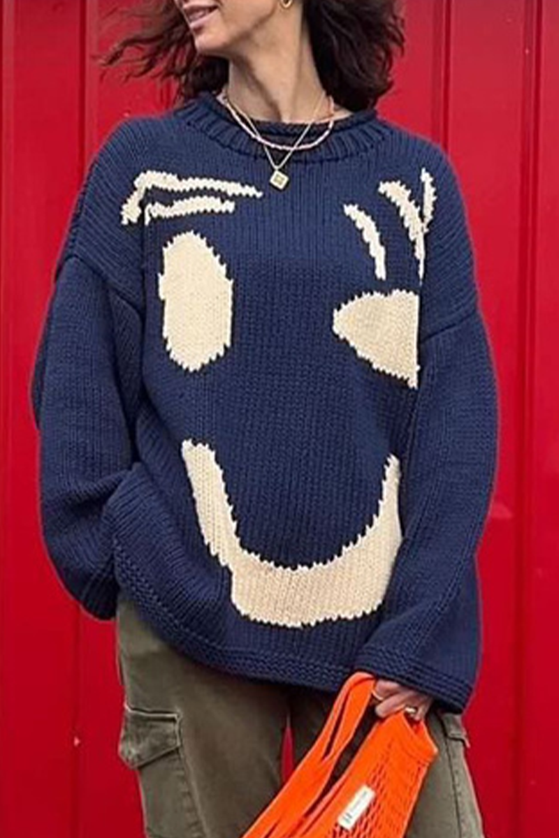 Levoire | Rento Smiley-Tricot Roi bleu