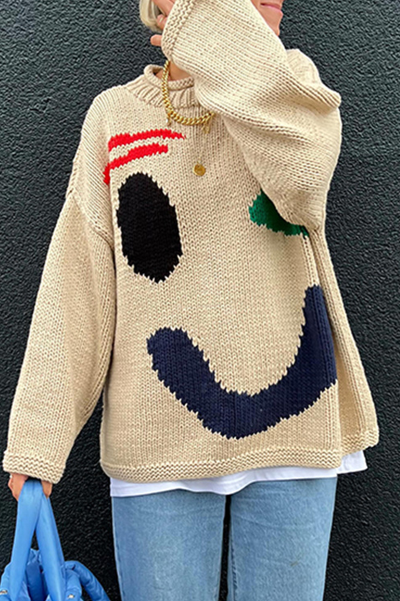 Levoire | Rento Smiley-Tricot Abricot