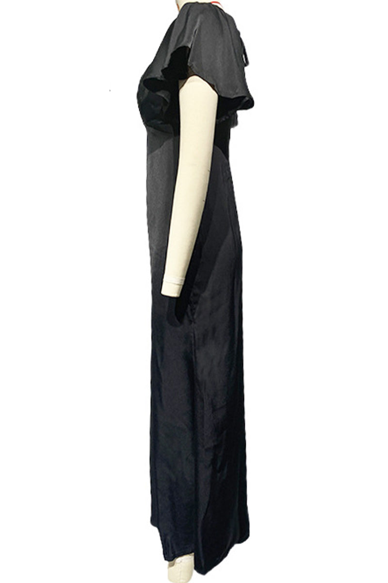 Levoire | Robe Sexy Unicolore À Encolure Évasée