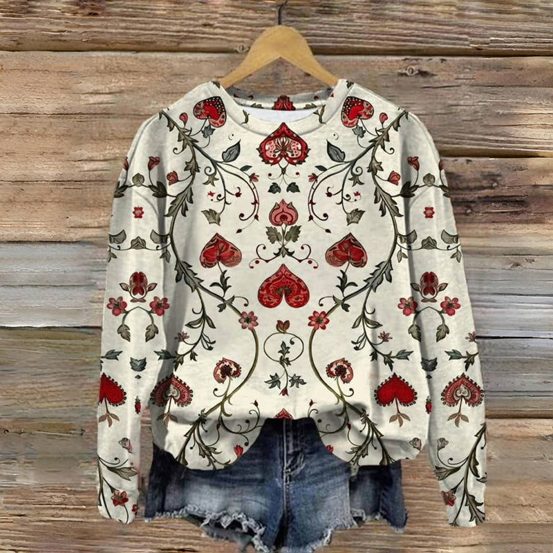Levoire | Shirt À Imprimé Coeur Vintage