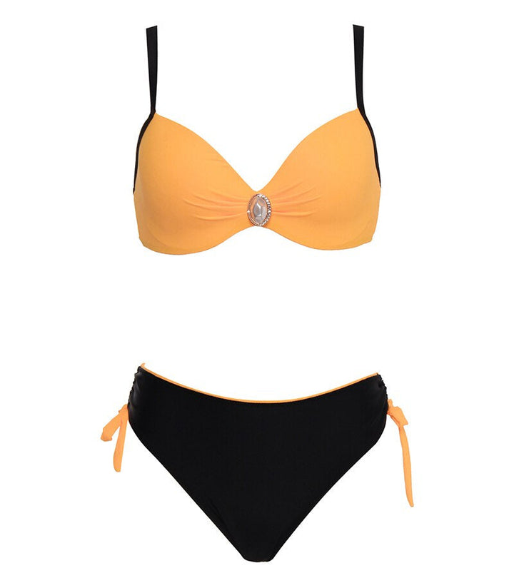 Levoire | Maillot De Bain Push-Up Brésilien Deux Pièces Jaune