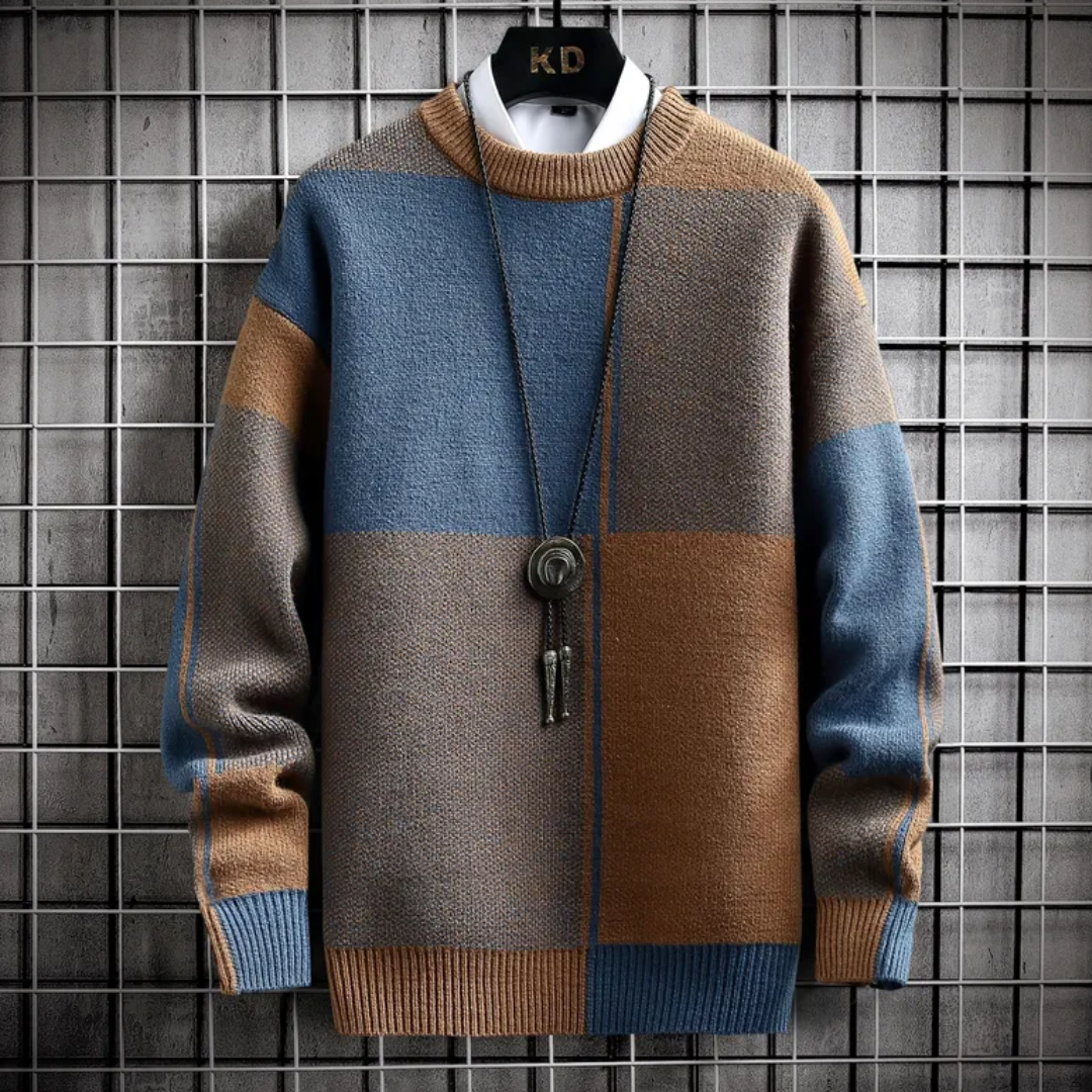 Levoire | Trilogy Fusion Pull-Over Bleu Marron