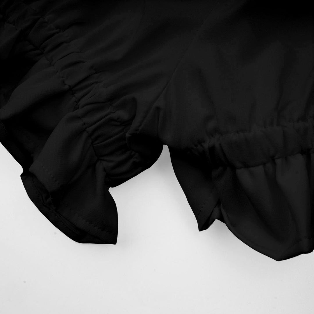 Levoire | Blouse Et Jupe En Tulle Asymétrique Ensemble Coordonné Noir