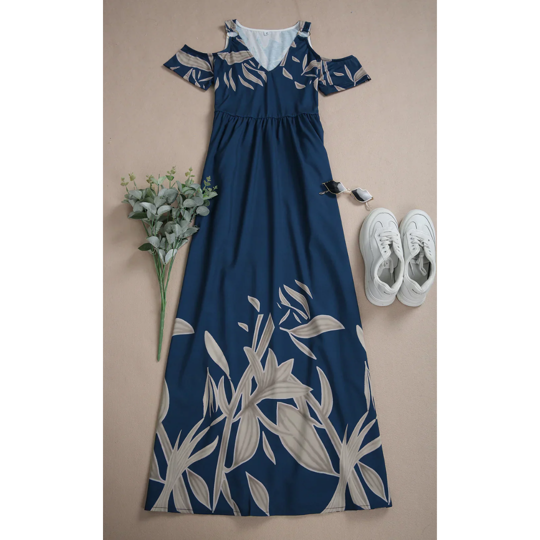 Levoire | Robe maxi pour femmes avec décolleté en V