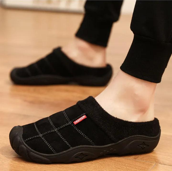 Levoire | Chaussons Doublés Polaire Antidérapants