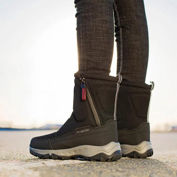Levoire | Bottes De Neige Doublées Sans Glissière Avec Zip