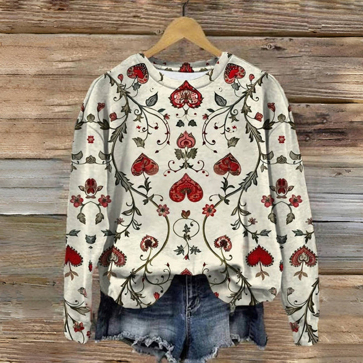 Levoire | Shirt À Imprimé Coeur Vintage Multicolore