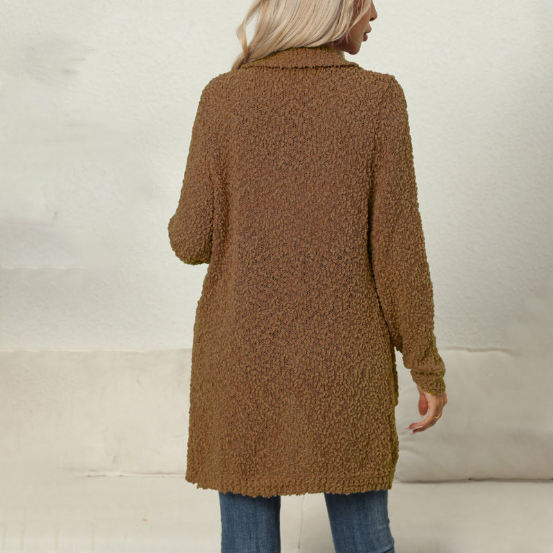 Levoire | Veste En Tricot Unie Décontractée Pour Femmes