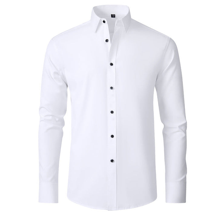 Levoire | Chemise Stretch/Tricot Sans Coutures Blanc