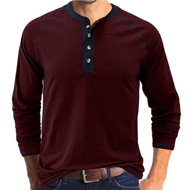 Levoire | T-shirt en coton doux vin rouge