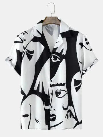 Levoire | Chemise homme avec impression numérique 3D 7style