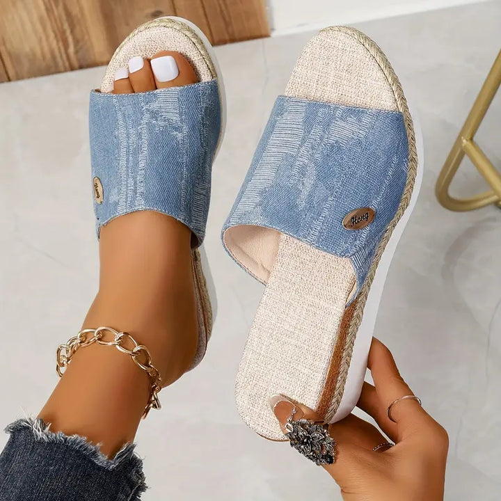 Levoire | Pantalons Confortables Avec Corbeille Pour Femmes Bleu clair