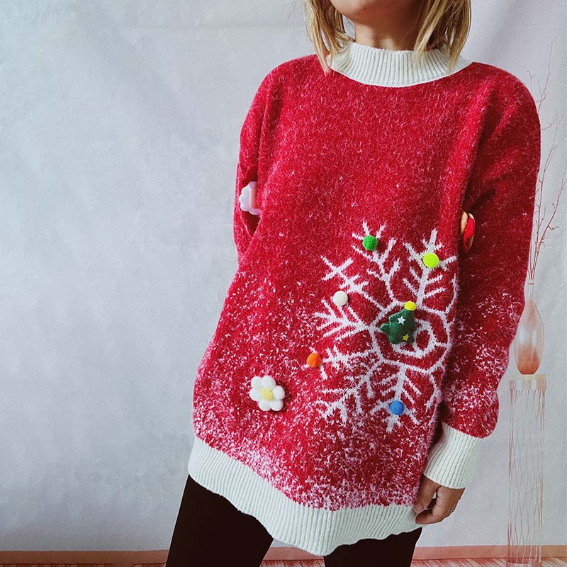 Levoire | Deux Pièces Pull Et Écharpe De Noël