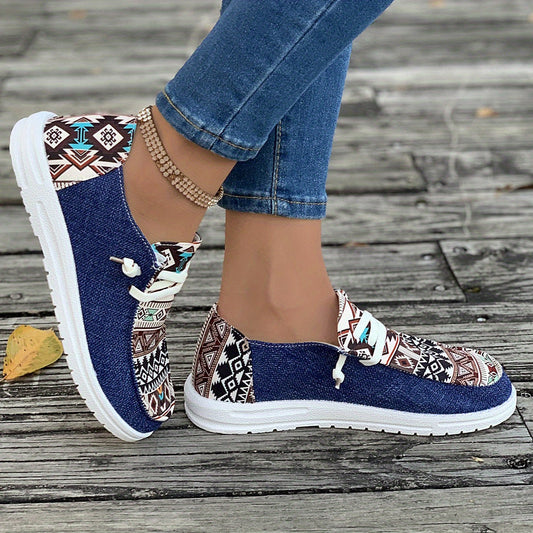 Levoire | Chaussures en toile avec impression