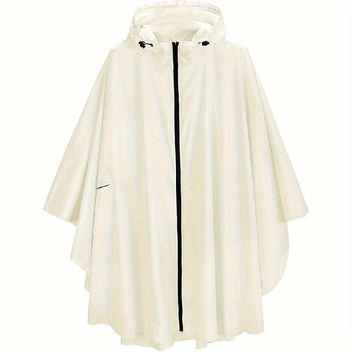 Levoire | Veste De Pluie Imperméable Avec Fermeture Éclair Et Poches Beige