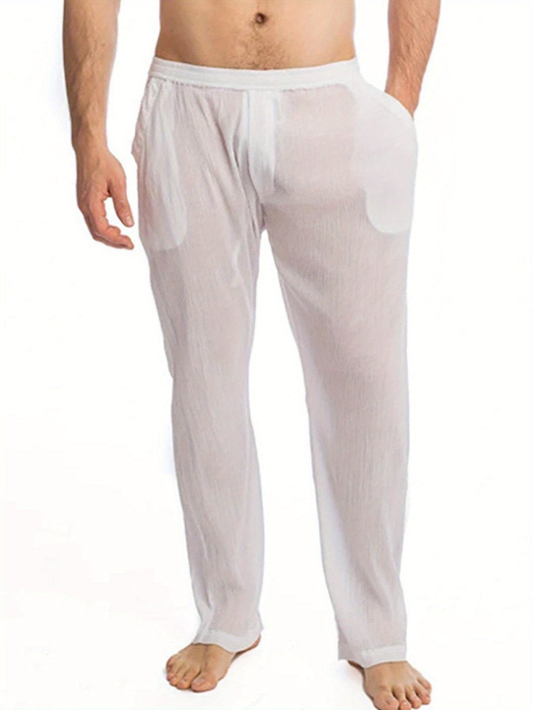 Levoire | Pantalons De Loisirs Longs Unis Blanc