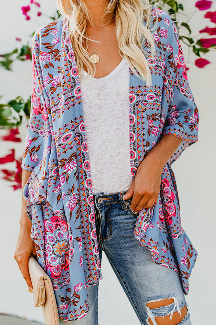 Levoire | Veste en tricot tendance Bleu ciel Une taille