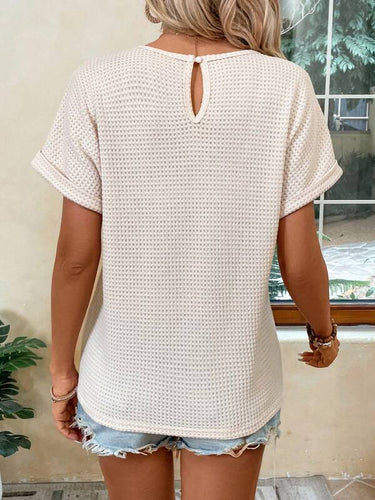 Levoire | Élégant Haut En Dentelle Crochet Batwing