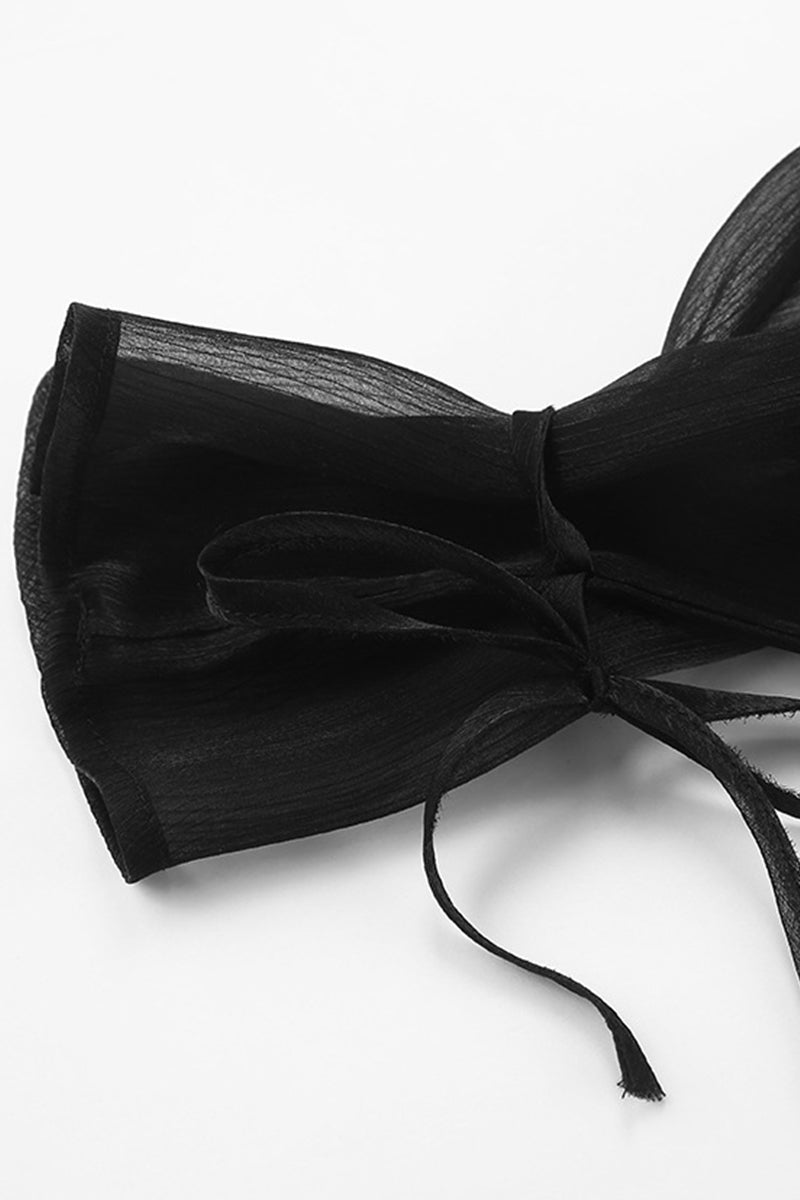 Levoire | Sexy Solide Transparente Mesh Col Revers Blouses