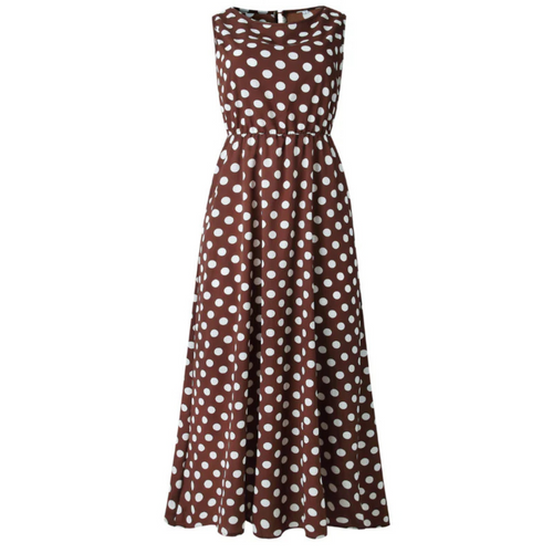 Levoire | Robe D'Été Élégante Avec Des Pois