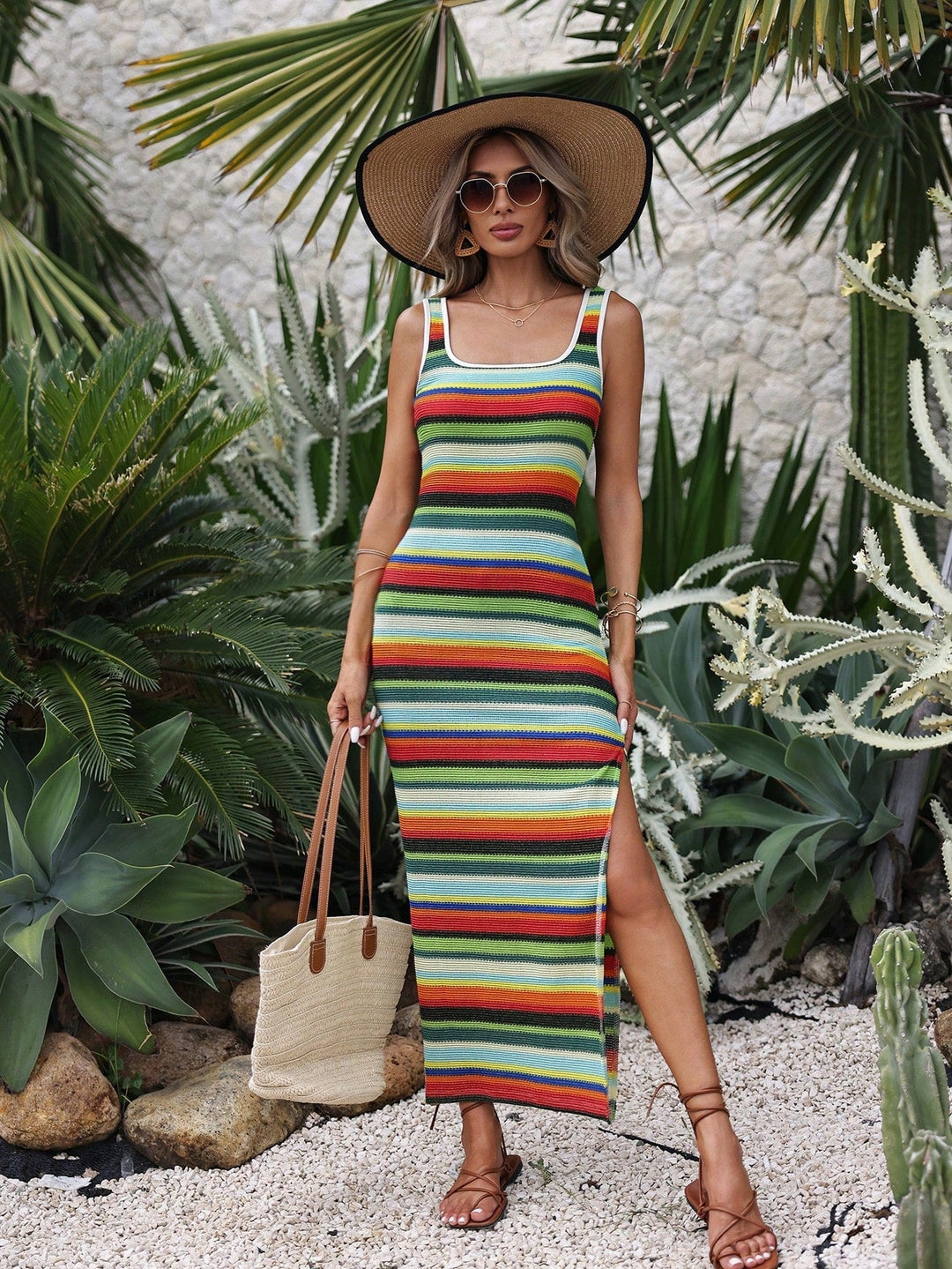 Levoire | Robe De Plage D'Été Abricot