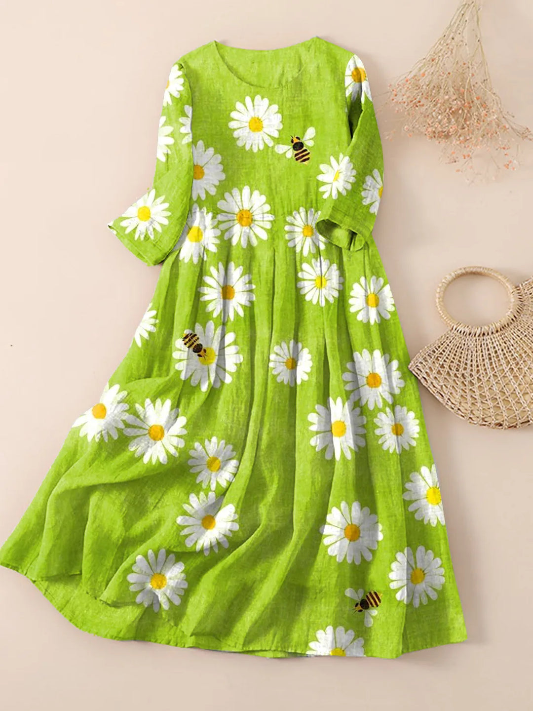 Levoire | Robe pour femme Daisy Garden Vert