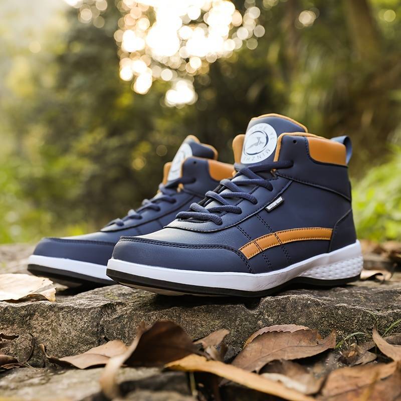 Levoire | Chaussures Hautes Antidérapantes Décontractées Pour Hommes Bleu