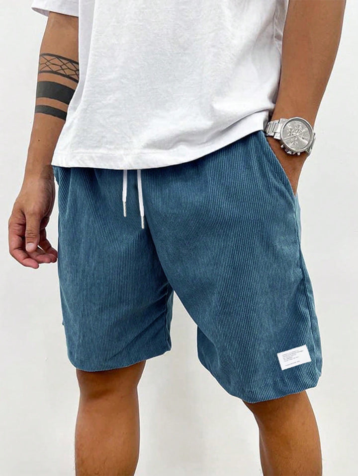 Levoire | Short Velours Léger Homme Été Bleu