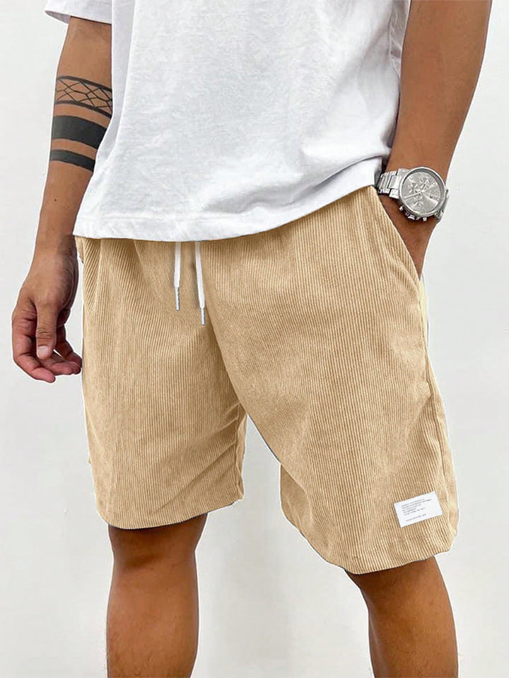 Levoire | Short Velours Léger Homme Été Beige