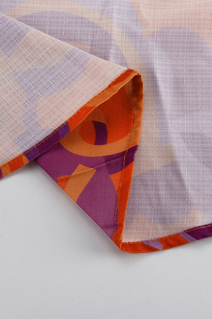 Levoire | Élégante Robe Chemise À Col Rabattu Avec Des Fleurs