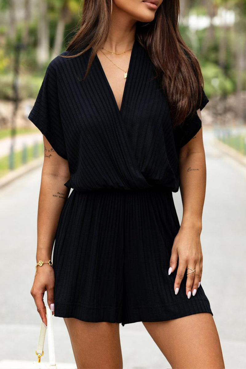 Levoire | Simplicité Solide Pliant Décolleté Loose Combinaisons