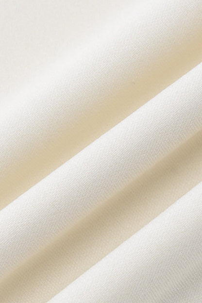 Levoire | Robe Jupe Chic Élégante Unicolore Col En Biais