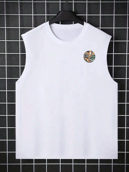 Levoire | Double-Sided Graphic Print Men'S Tank Tops