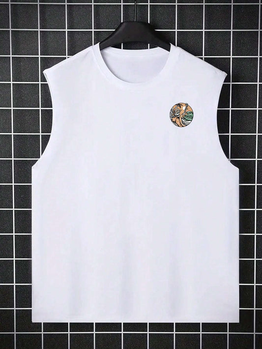 Levoire | Double-Sided Graphic Print Men'S Tank Tops