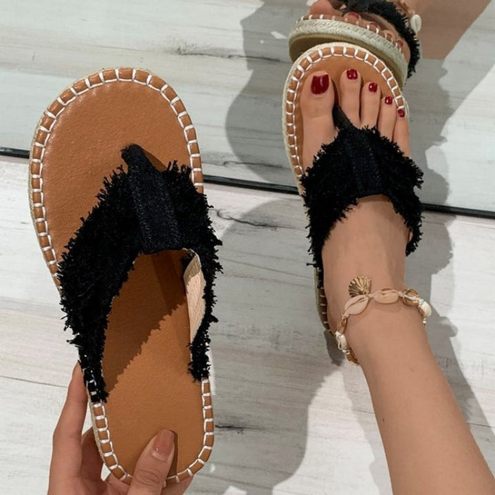 Levoire | Chaussures Confortables Rondes Patchwork Décontractées Noir