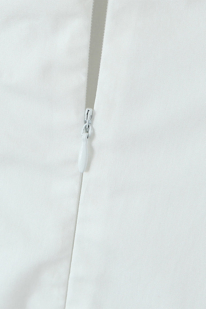 Levoire | Robe Décontractée Unie À Lacets Drapée Sans Manches