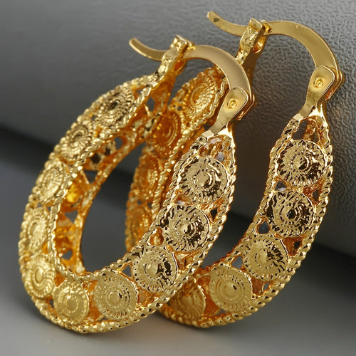 Levoire | Créoles Chunky Filigrane Uniques En Or 14Kt