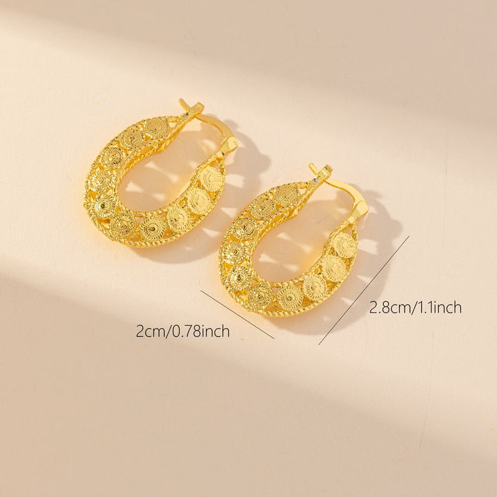 Levoire | Créoles Chunky Filigrane Uniques En Or 14Kt