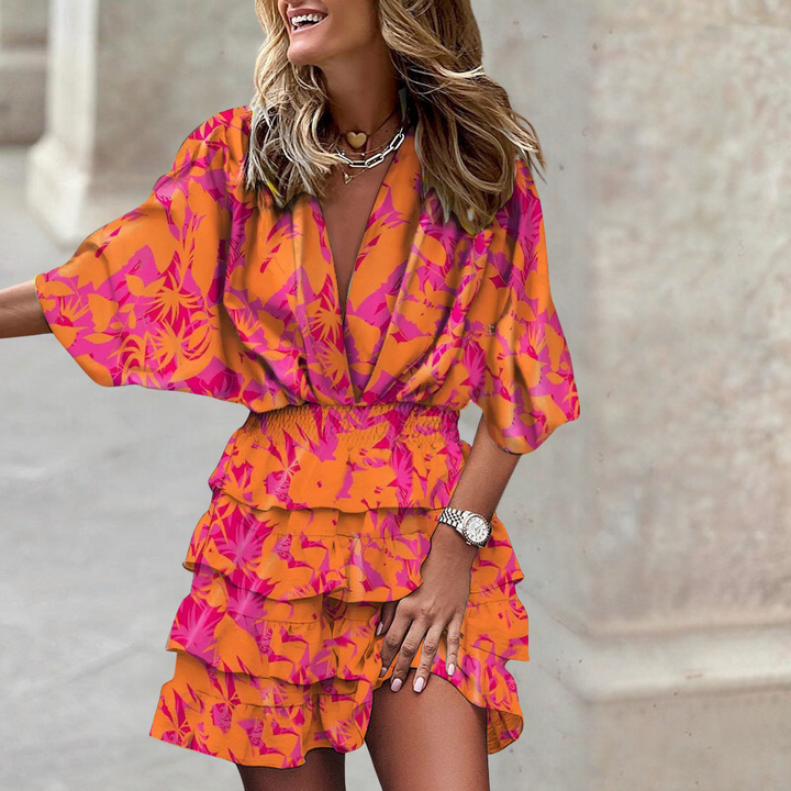 Levoire | Robe Colorée Orange