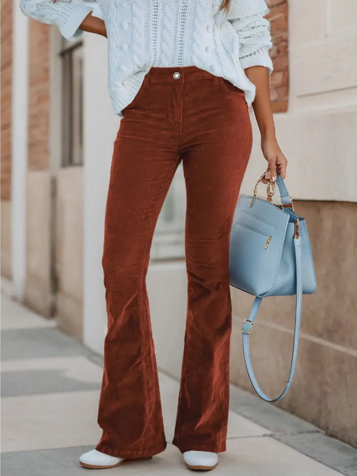 Levoire | Pantalons En Velours Côtelé Décontractés Et Élégants