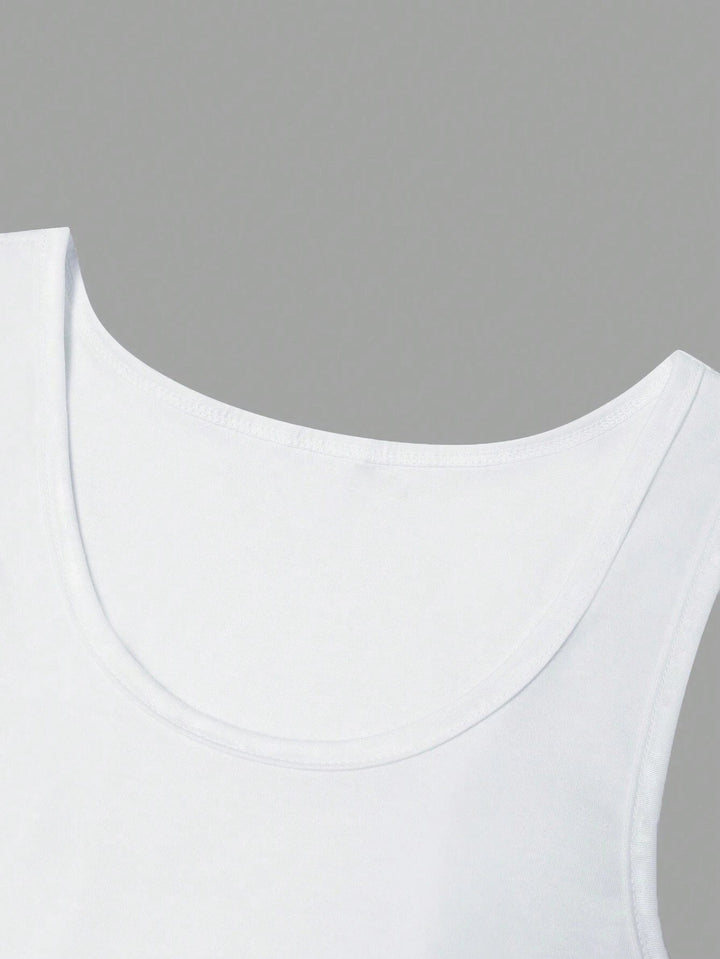 Levoire | Slim Fit Débardeur Homme Avec Motif De Palmier