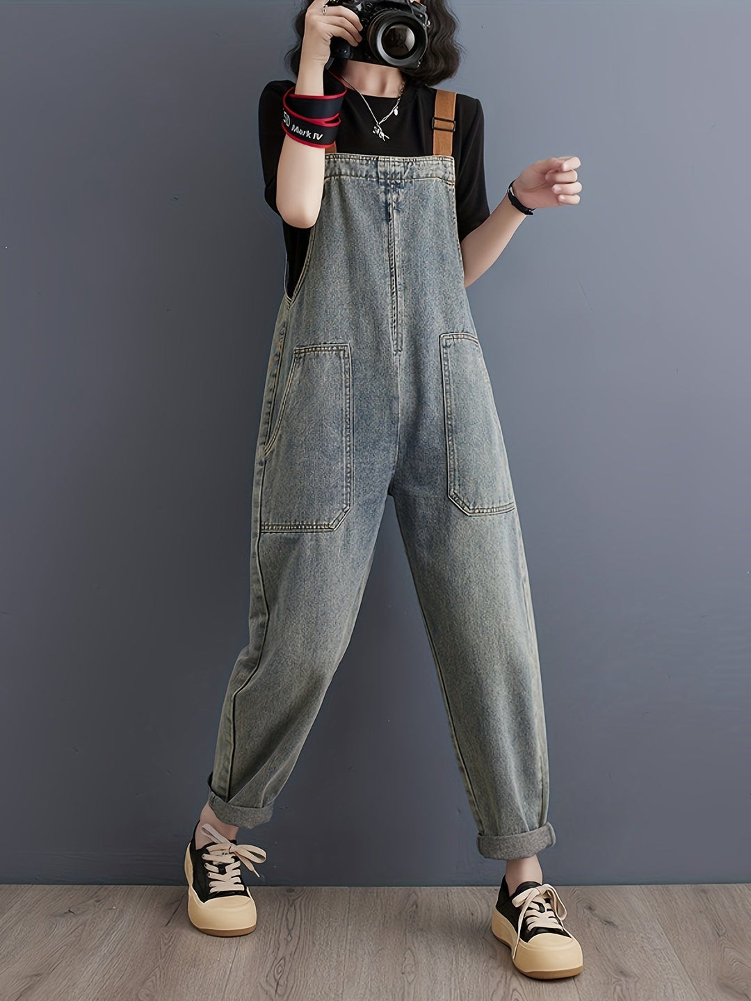 Levoire | Combinaison En Denim Unie Pour Femmes