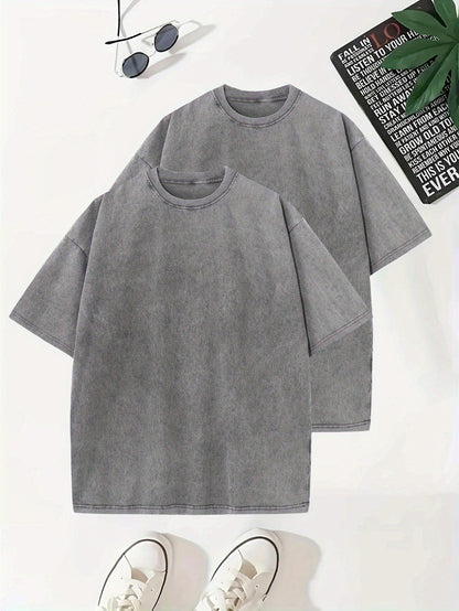 Levoire | 2 Pcs Lavage De Cueillette De Raisin Thé En Coton Gris + Gris