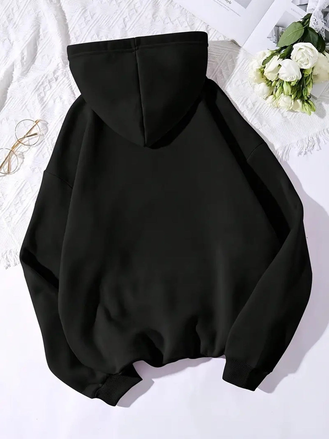 Levoire | Sweat À Capuche Élégant Pour Femmes Avec Imprimé Lettre Et Poche Kangourou