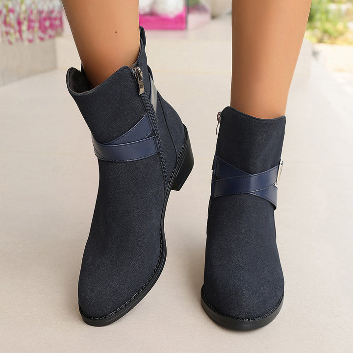 Levoire | Bottes De Cow-Boy Rétro Noires Pour Femmes