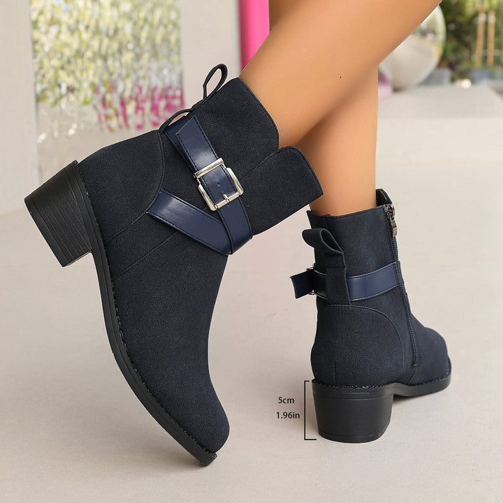 Levoire | Bottes De Cow-Boy Rétro Noires Pour Femmes