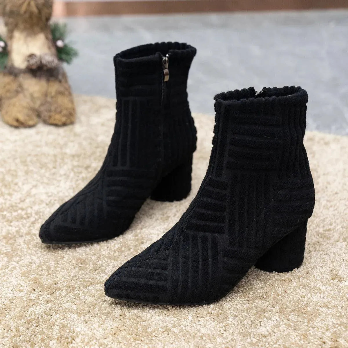 Levoire | Spike bottes avec fermeture éclair Noir 36