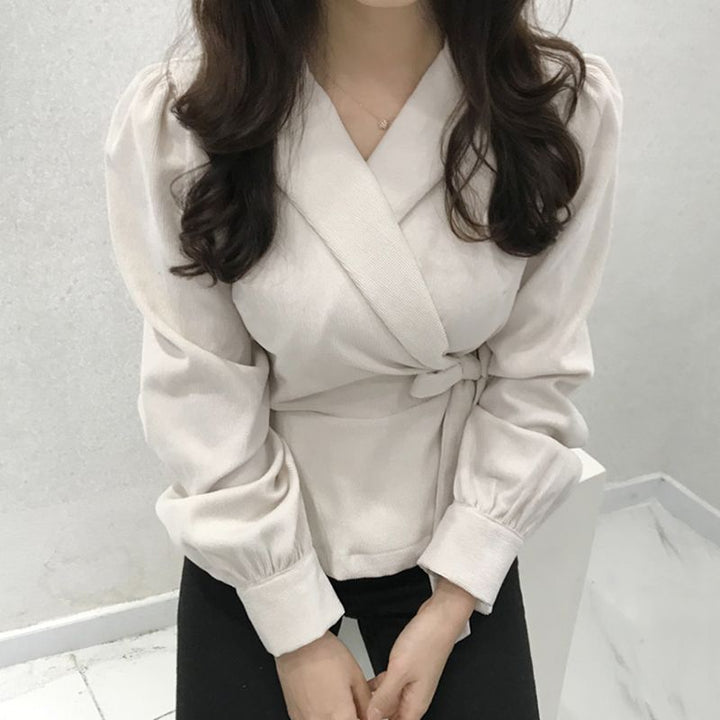 Levoire | Chemise À Manches Bouffantes Et Lien Sur Le Côté Pour Femmes